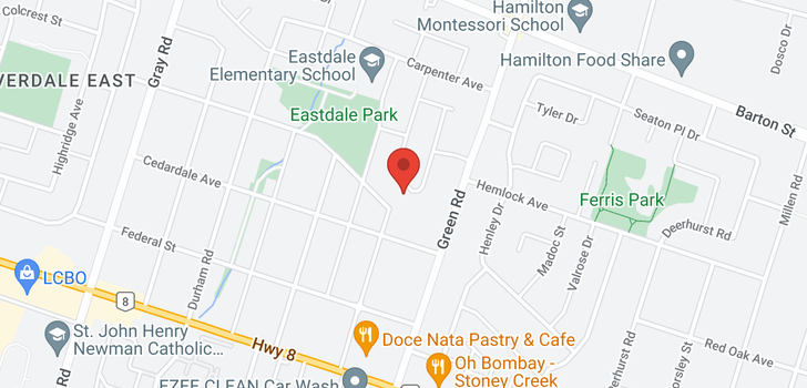 map of 63 Eastbury Drive